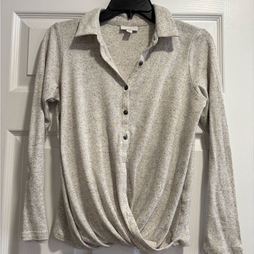 J. Jill Gray Long Sleeve Top